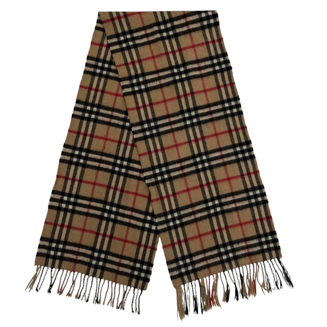 버버리 베이지 노바체크 캐시미어 머플러 상품이미지4