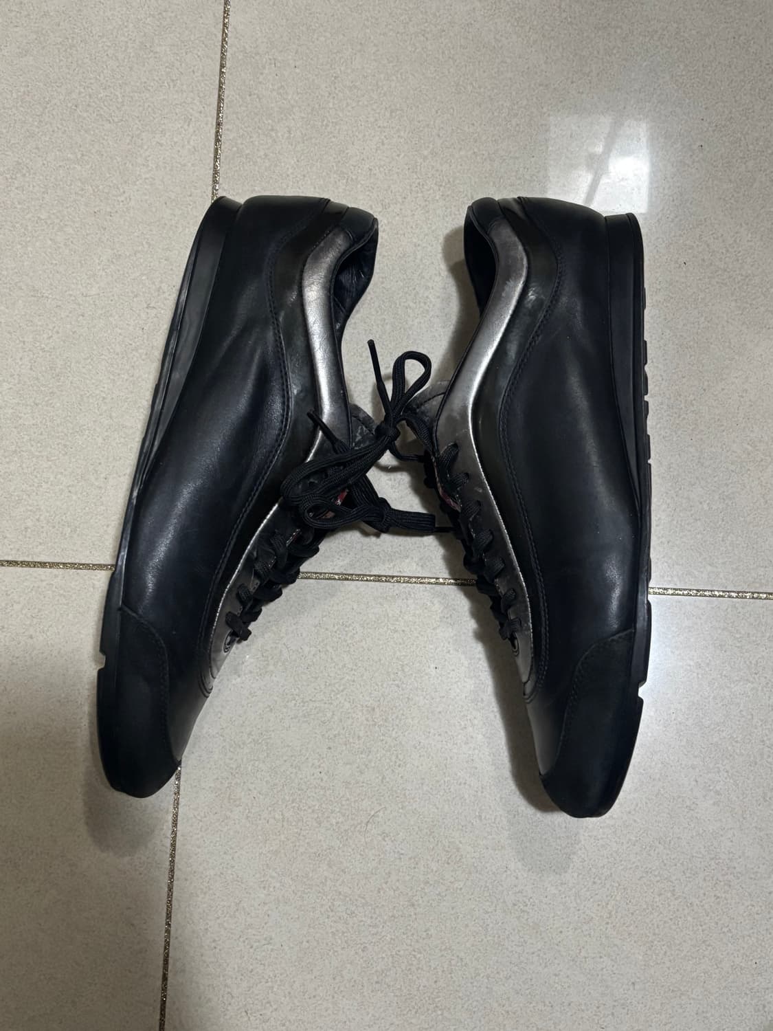 280) 프라다 스포츠 가죽 레더 스니커즈 신발 상품이미지7