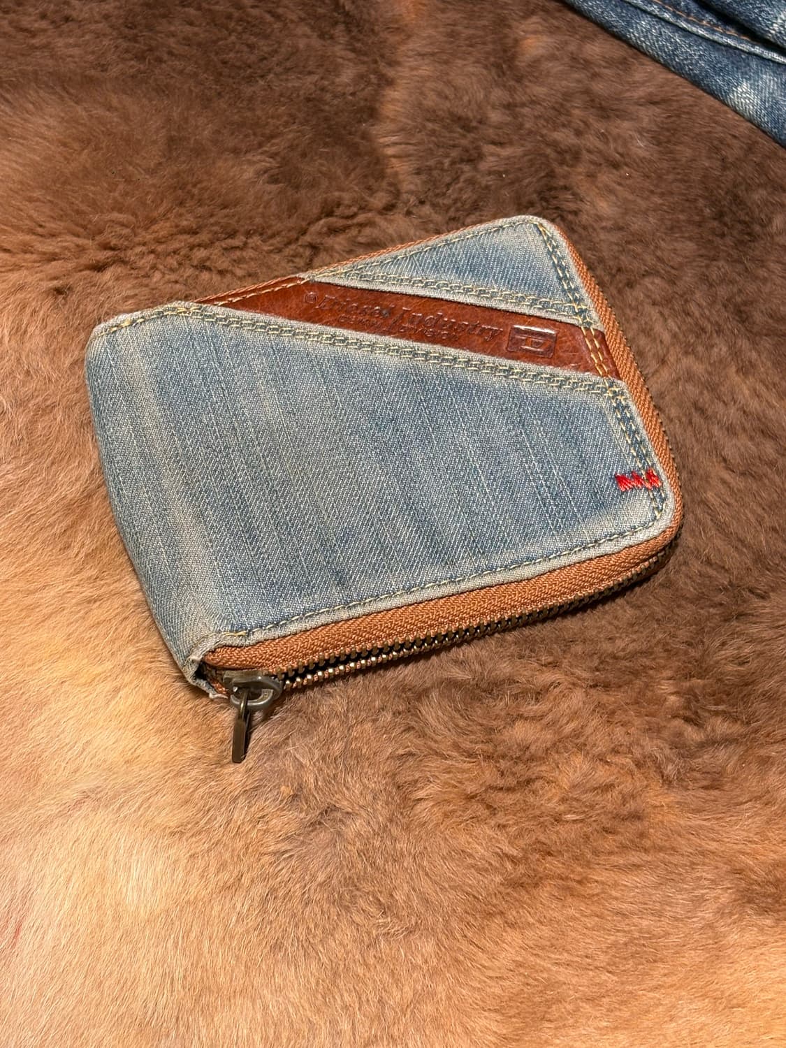   Diesel Vintage Denim Leather Wallet 상품이미지1