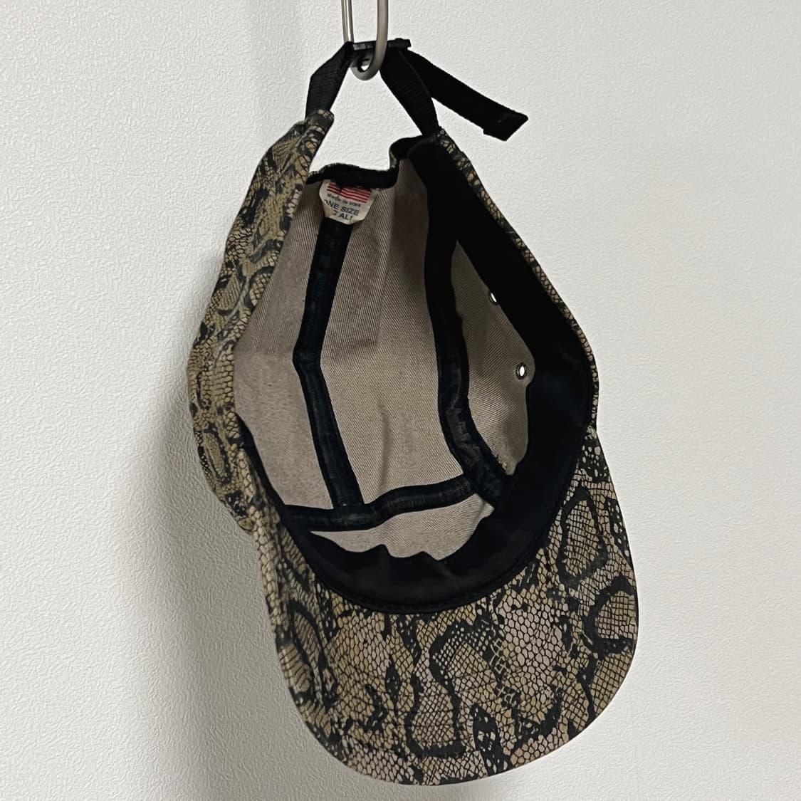 슈프림 2001 황뱀피 5패널 캠프캡 상품이미지5