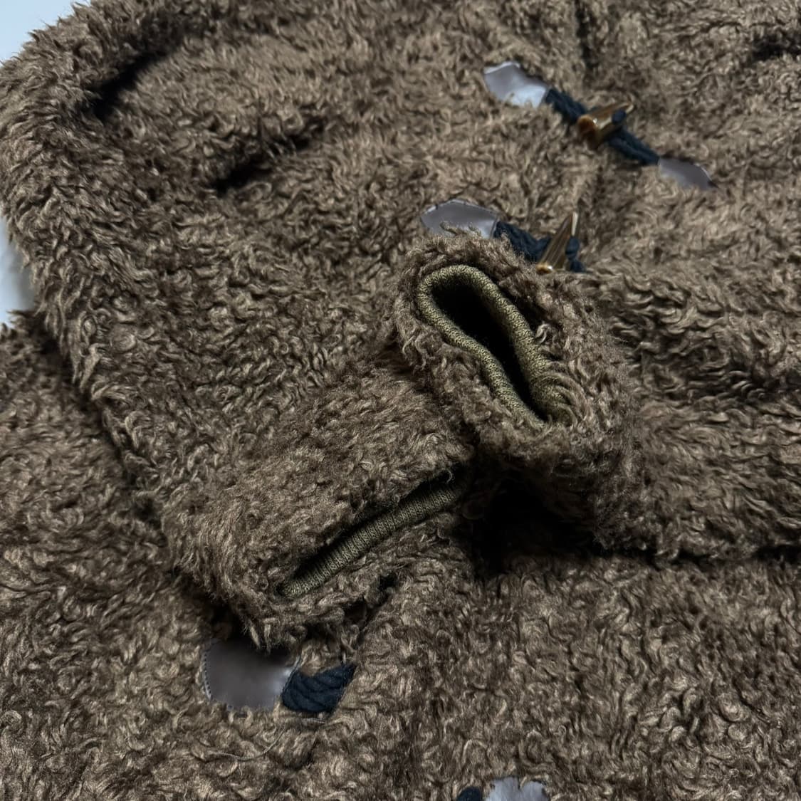 Ehyphenworld Gallery 브라운 덤블 토글 버튼 쇼트 자켓 상품이미지5