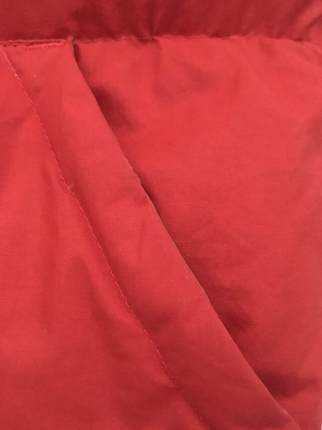 90s washed poplin-cotton down vests 상품이미지5