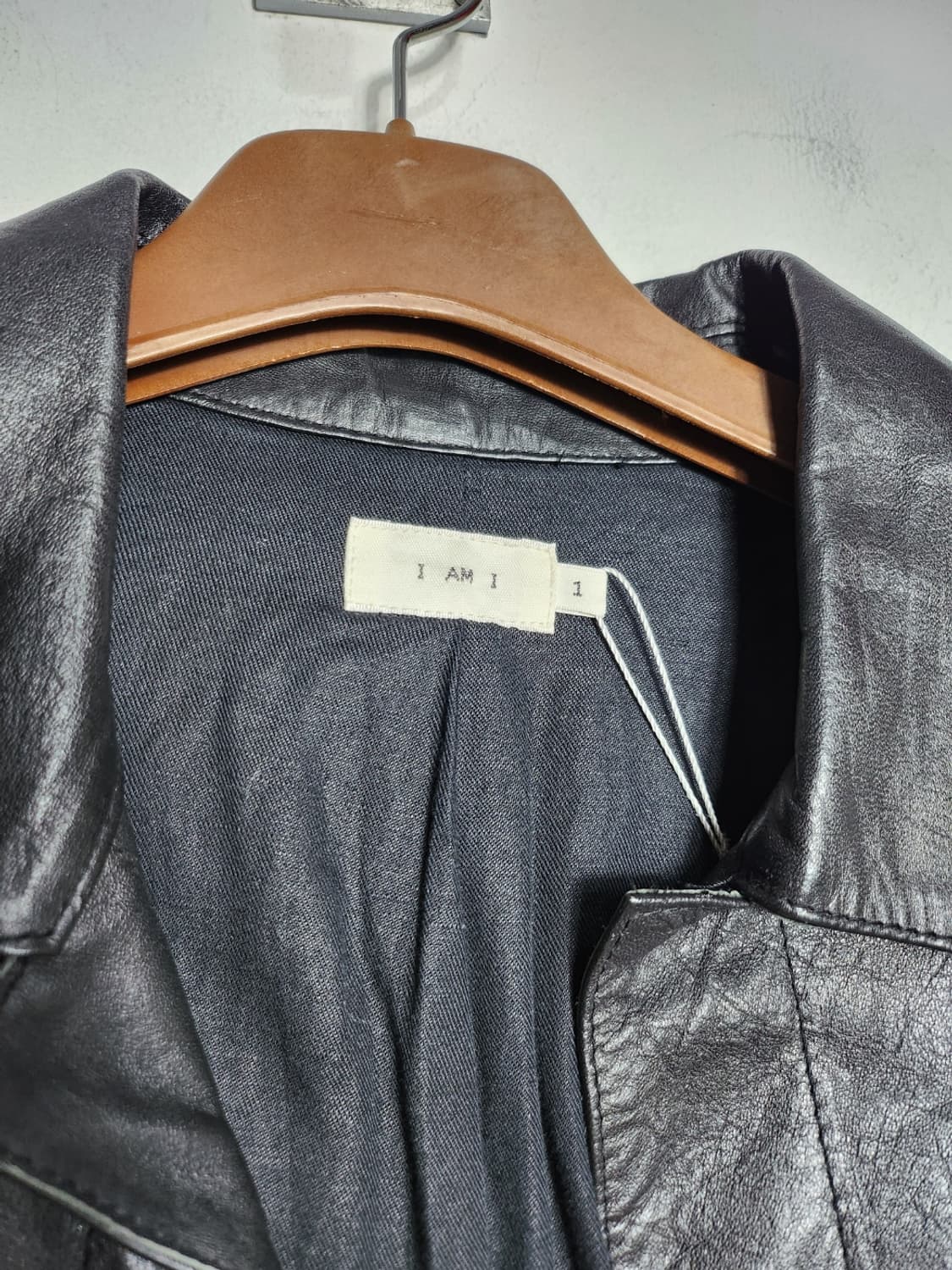 빈티지 레더 워크 자켓 상품이미지2