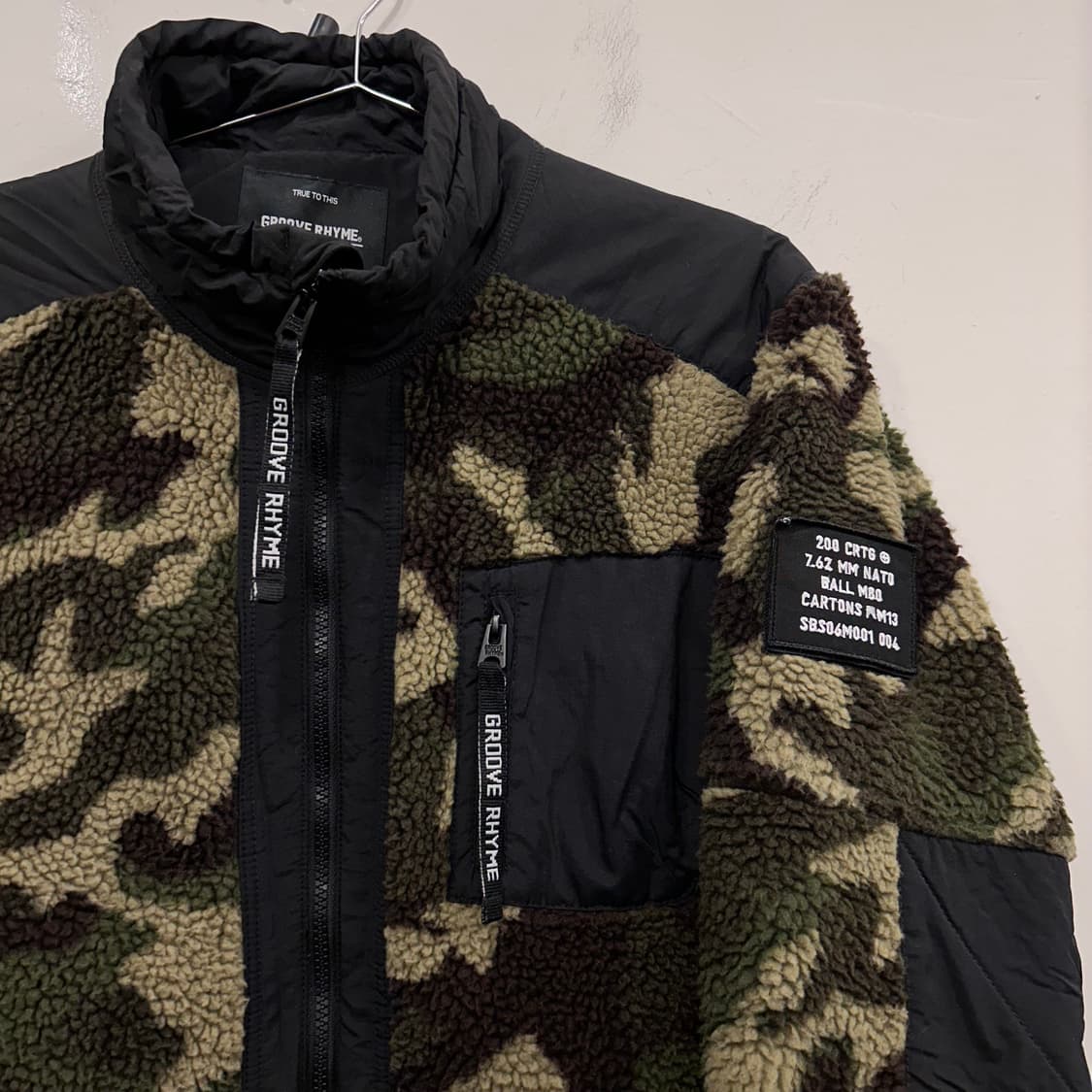 그루브라임 나일론패치 밀리터리 패턴 플리스 상품이미지1