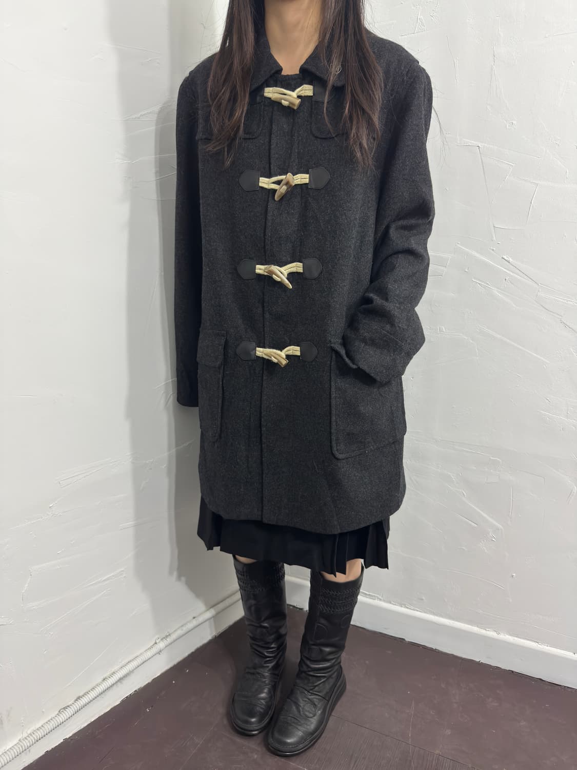 yacht duffle wool coat 상품이미지4