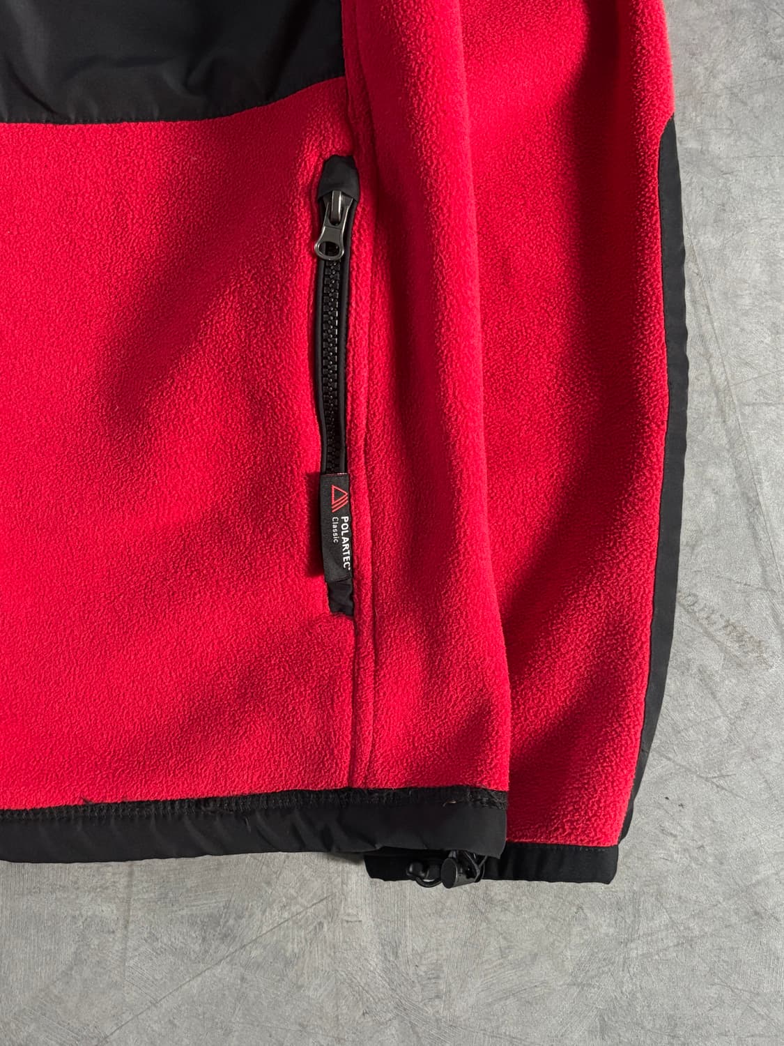 Polo 폴로 랄프로렌 레드/블랙 배색 데날리 플리스 자켓 상품이미지8