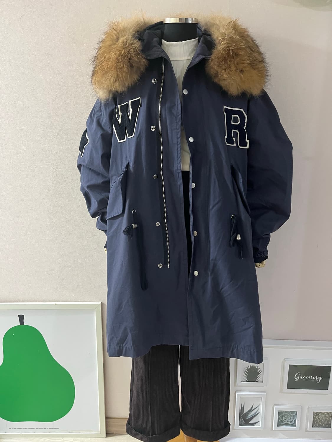 네이비라쿤야상점퍼 상품이미지1