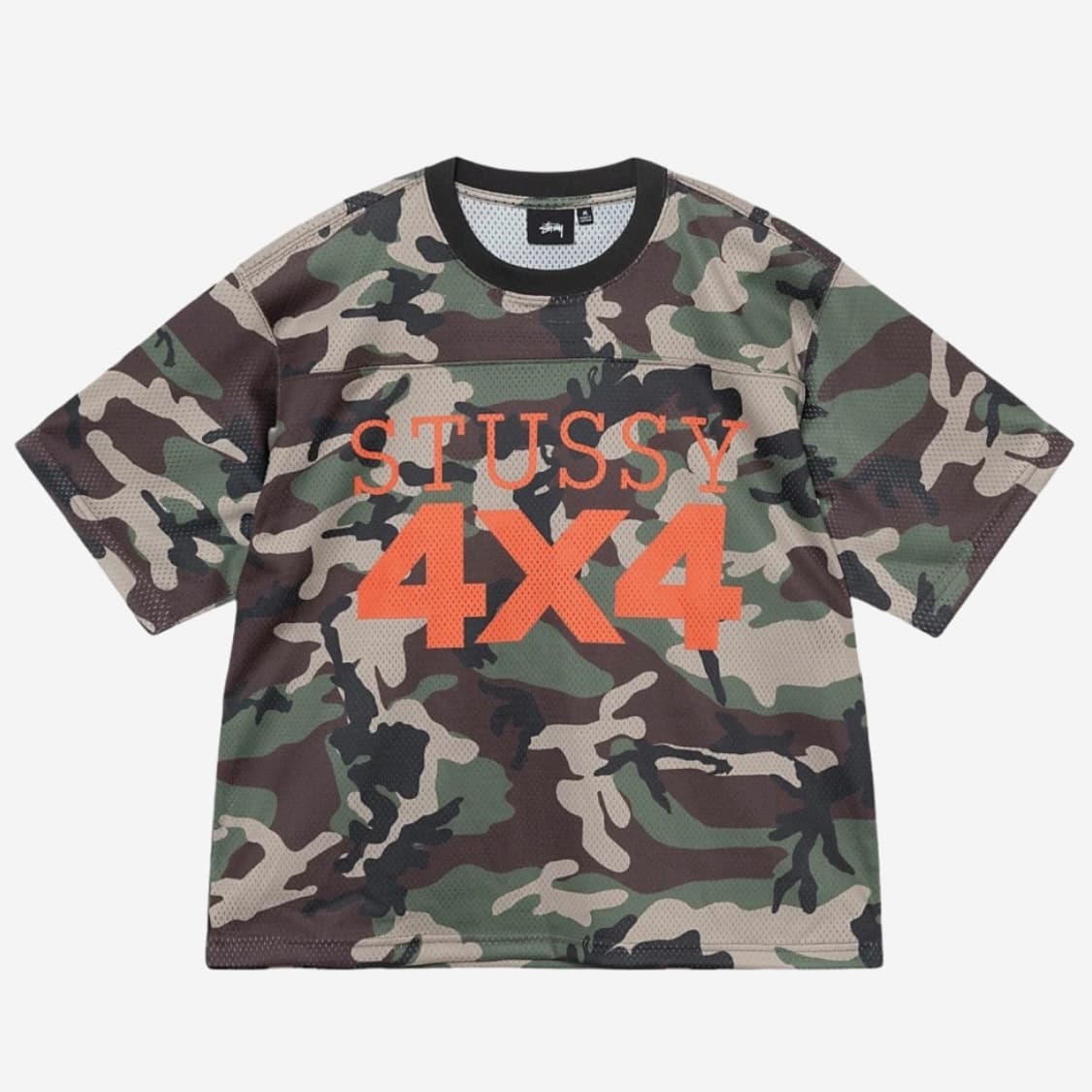 Stussy 4x4 Mesh Football Jersey Camo - M 상품이미지1