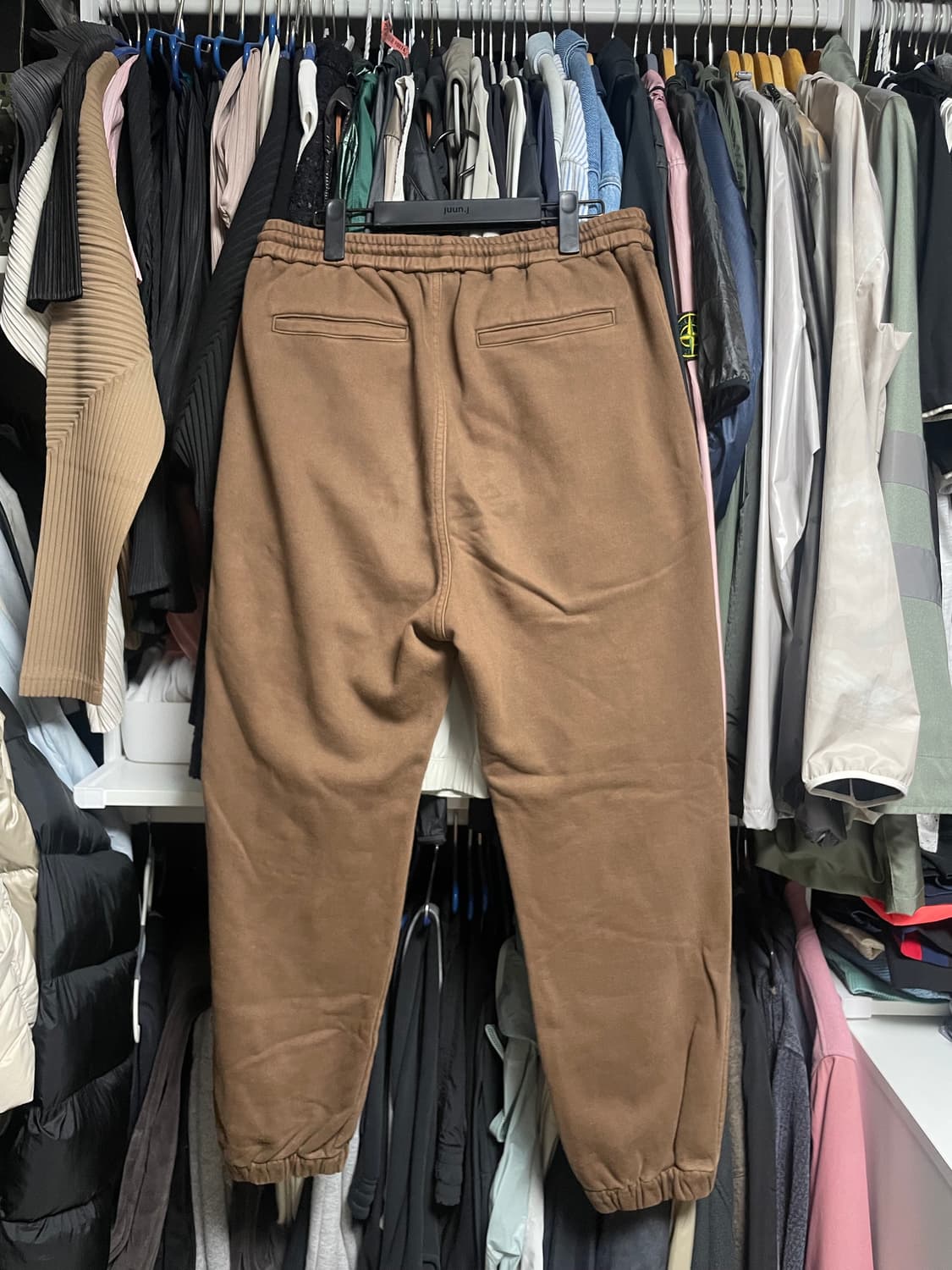 [46] 준지 juun.j 브라운 조거 스웻 팬츠 상품이미지4