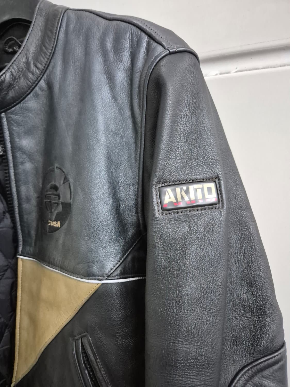 AKITO 가죽 자켓 블랙 42사이즈 상품이미지4