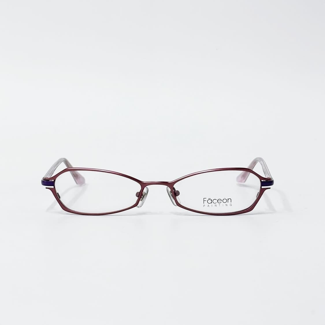 FACE ON 버건디 메탈 데드스탁 빈티지안경 상품이미지1