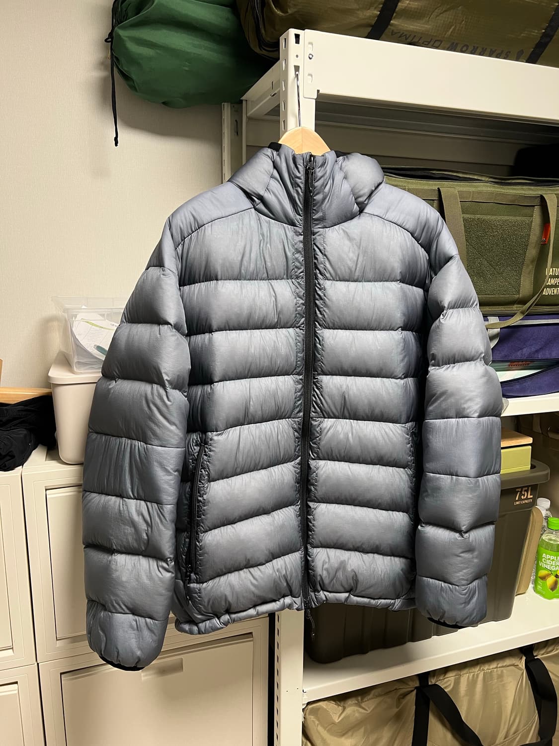 3사이즈,신품급) 모이프 HELIUM HOODED DOWN JACKET 상품이미지2