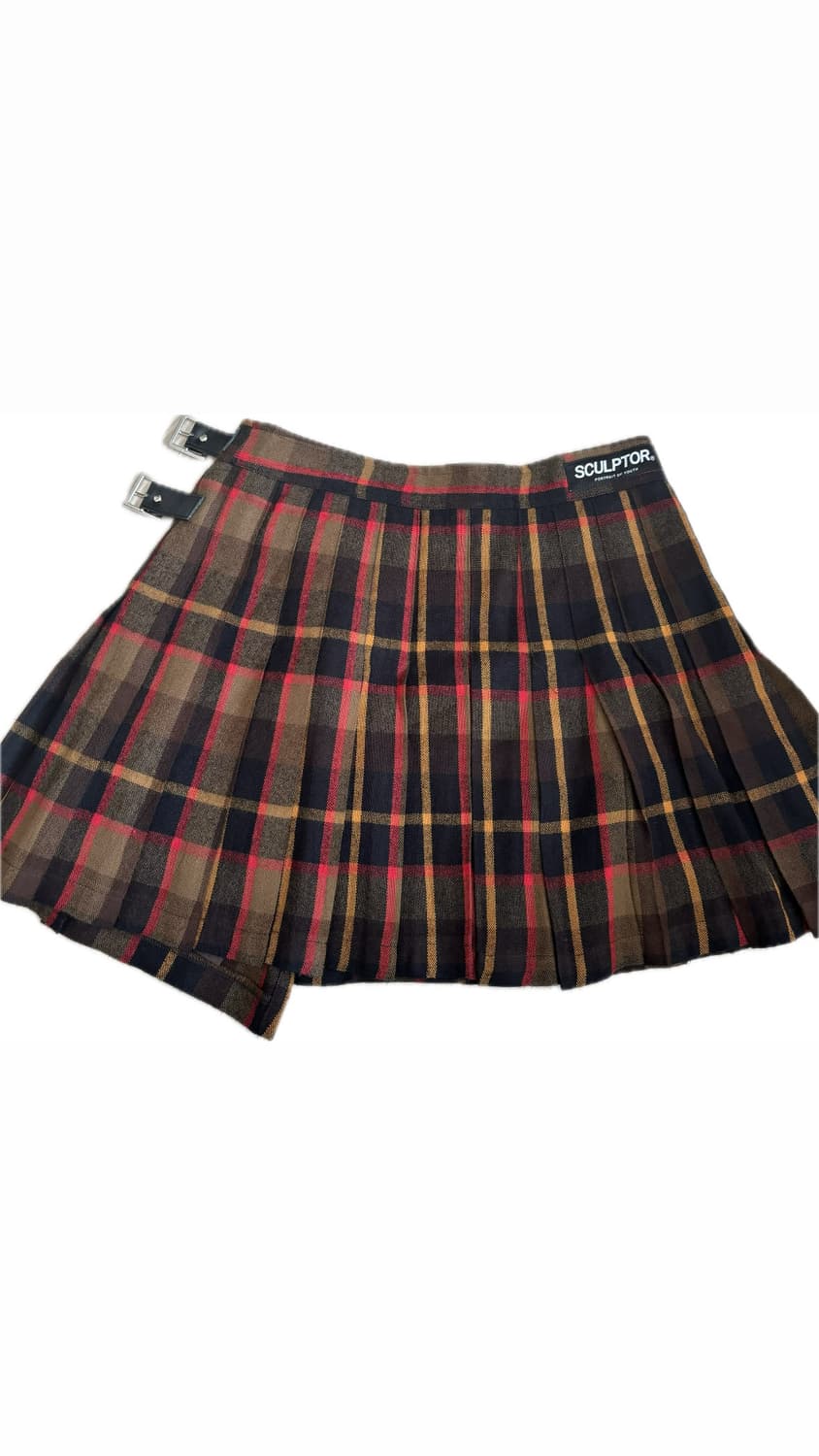 Sculptor 체크  플리츠스커트 상품이미지2