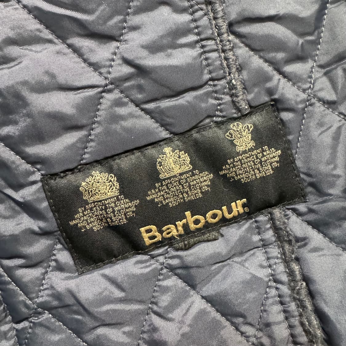 Name : 바버 barbour 퀼팅 논왁싱 포켓로고 자켓 :)  상품이미지5