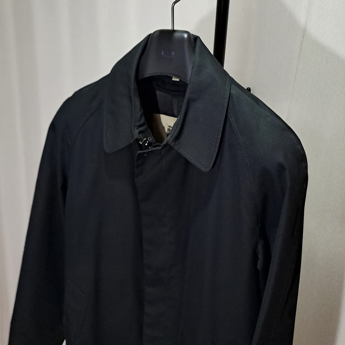 (택포) 버버리 블랙 개버딘 내피포함 롱코트 50 B690 상품이미지2