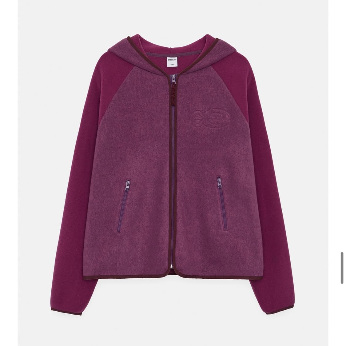 엔조블루스 플리스 집업 후디 퍼플 상품이미지5