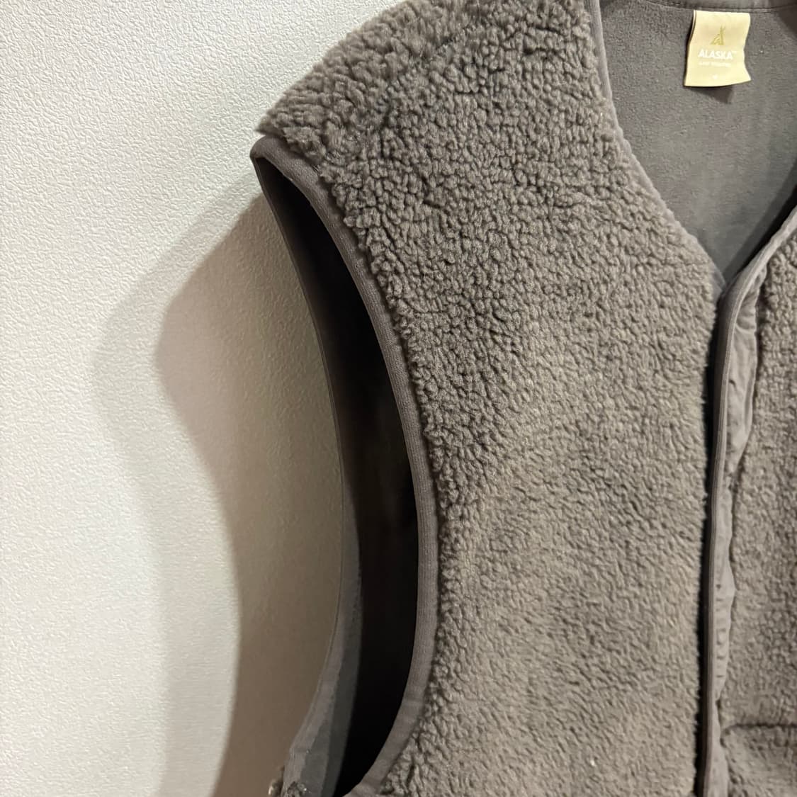 ALASKA 알래스카 공용 덤블 플리스 조끼 그레이 M 상품이미지6