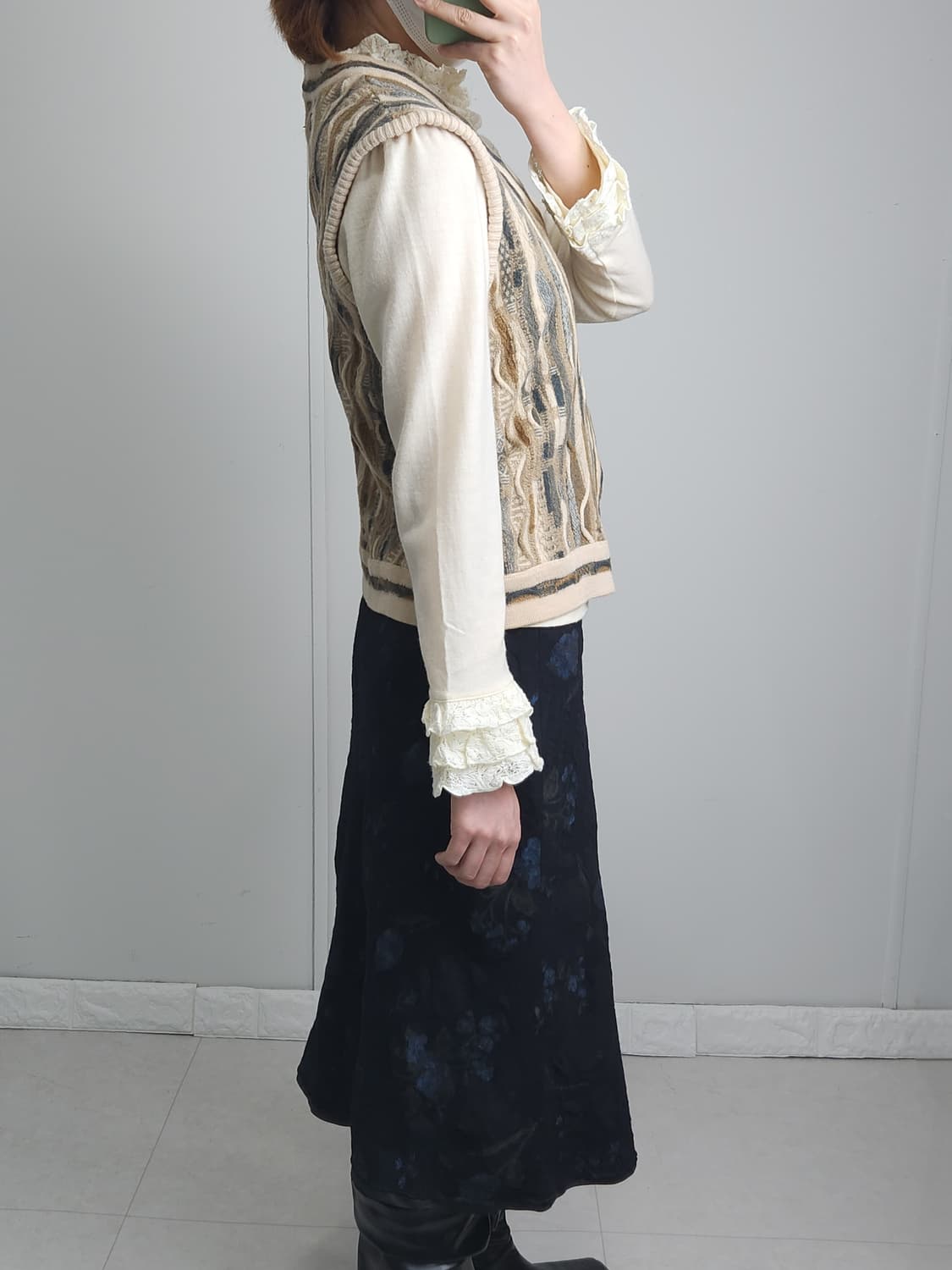 (Purely Australian)케이블 니트 베스트 상품이미지4