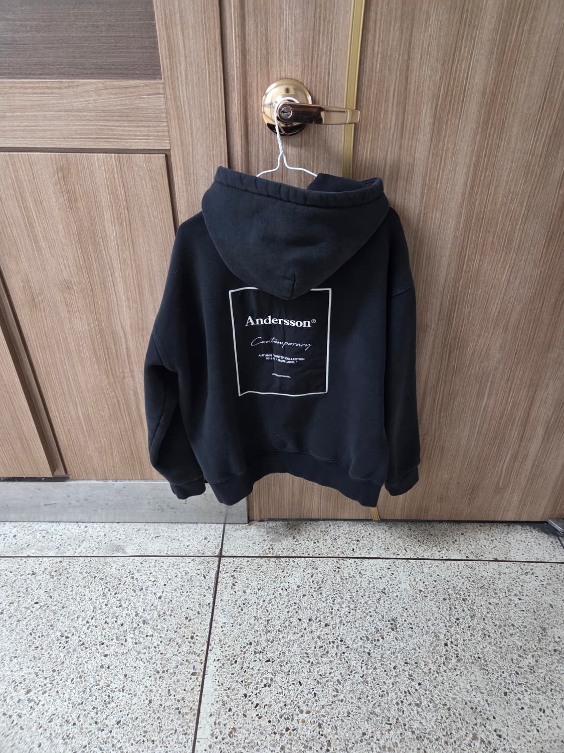 앤더슨벨 기모 후드 m  상품이미지2