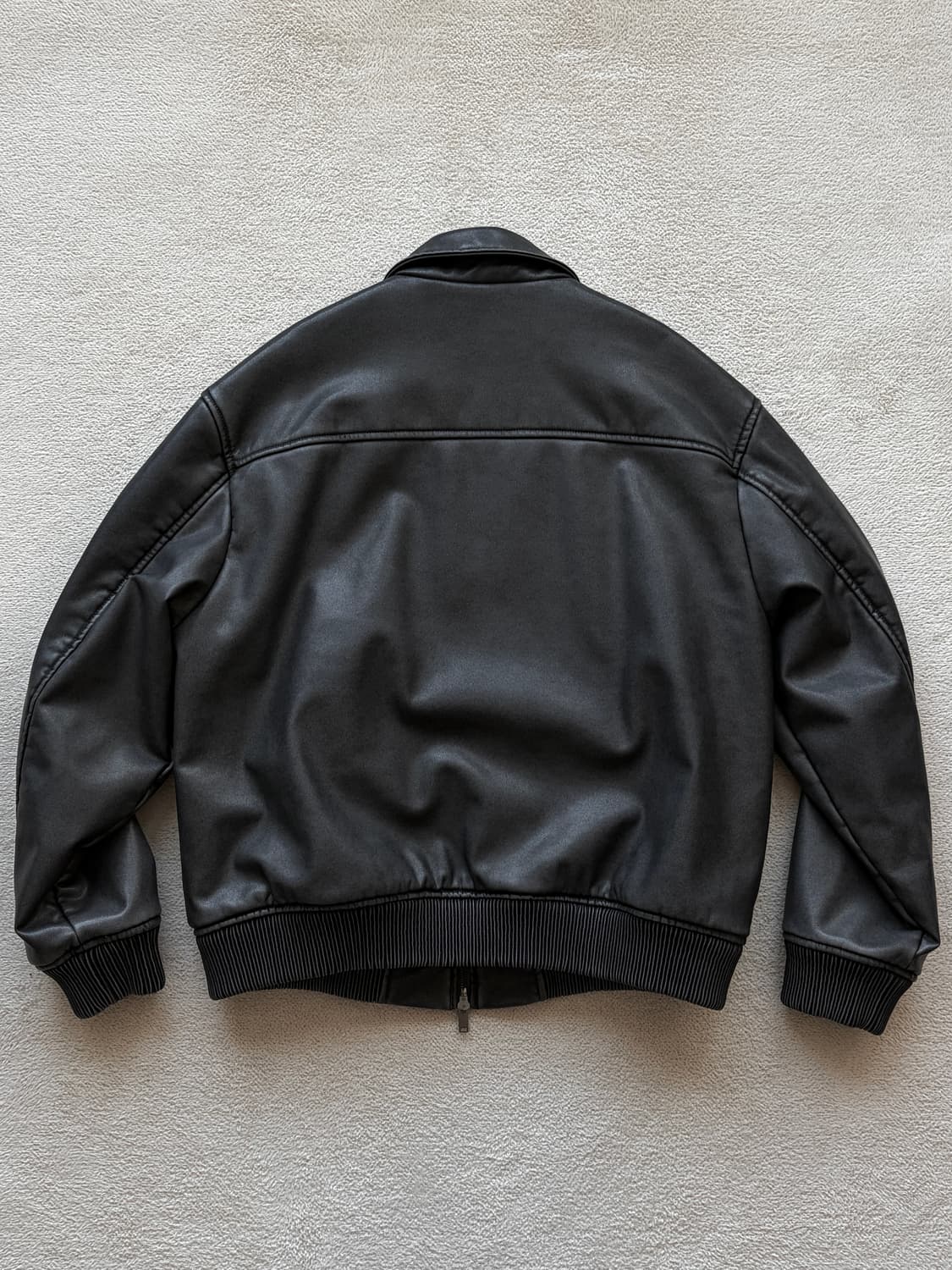 SPAO 신세틱레더 인슐레이트 워싱 블루종 상품이미지3