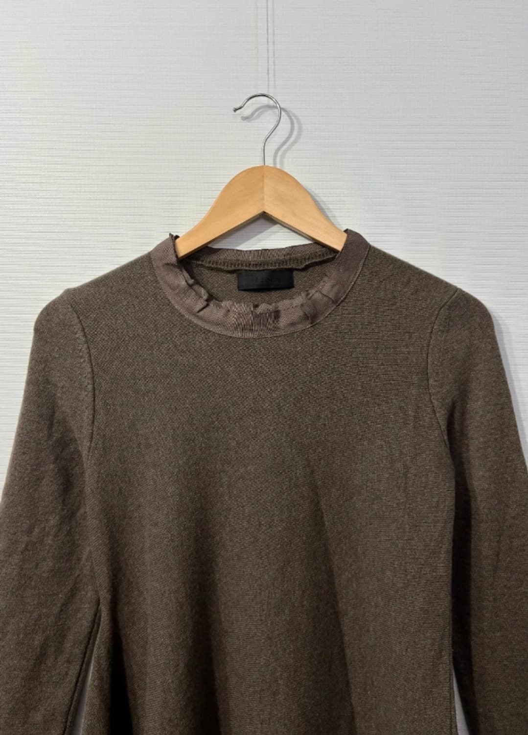 한섬 마인 MINE 니트 언발란스 원피스 F 상품이미지3