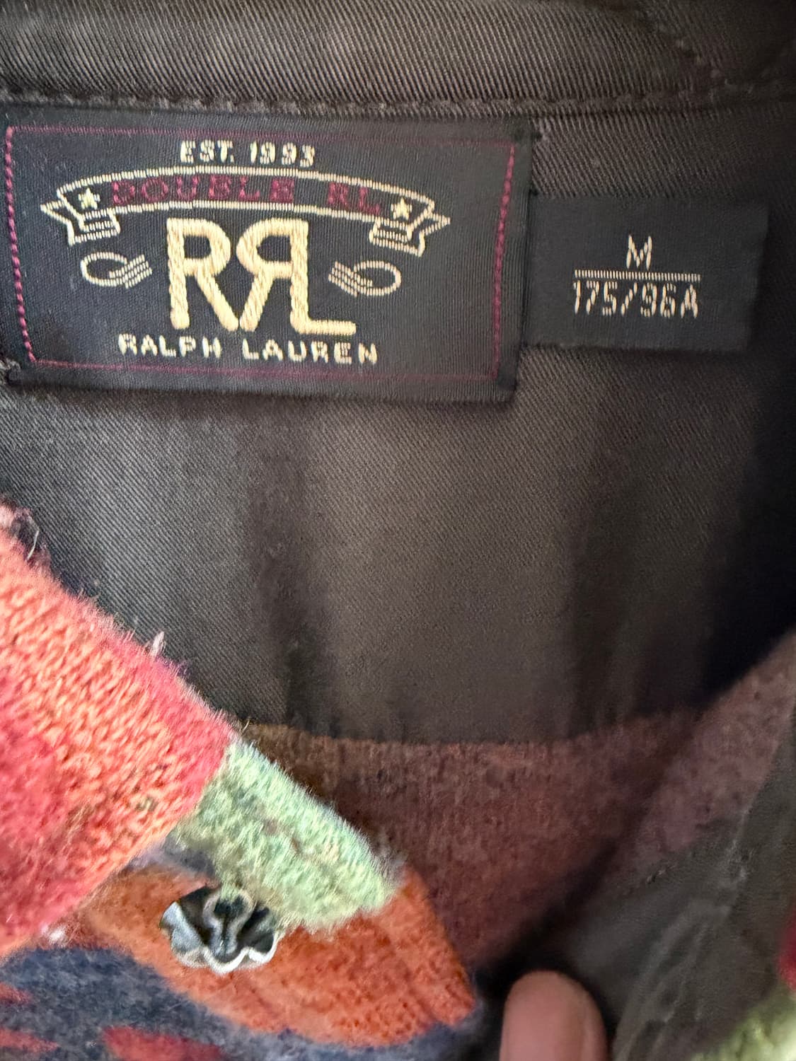 RRL 울 웨스턴셔츠 비컨패턴  상품이미지5