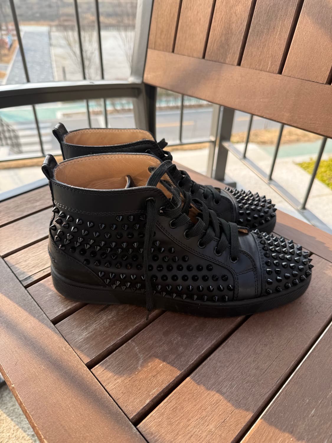 크리스찬 루부탱 하이탑 블랙 41 1/2 상품이미지4