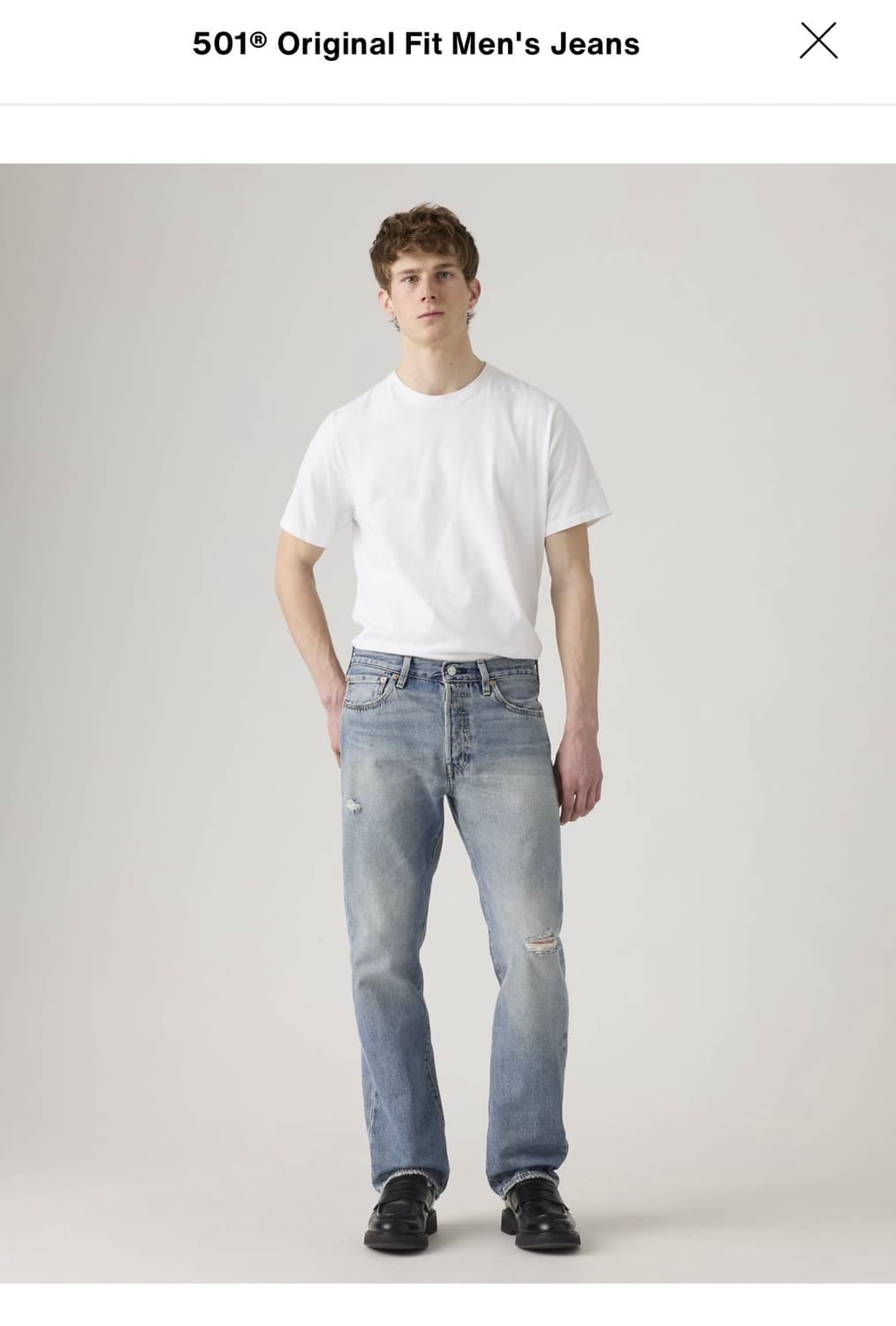 리바이스 프리미엄 501 데님 팬츠 새상품 상품이미지6