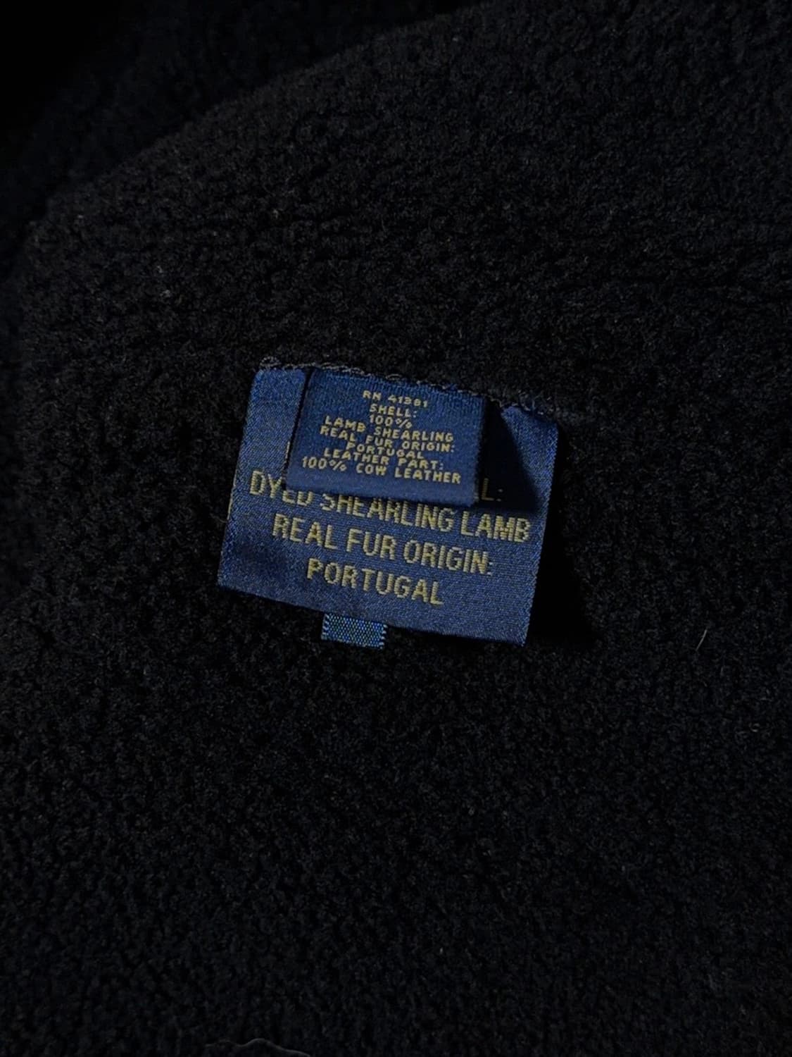 폴로 랄프로렌 B-3 리얼 퍼 레더 베스트 상품이미지9