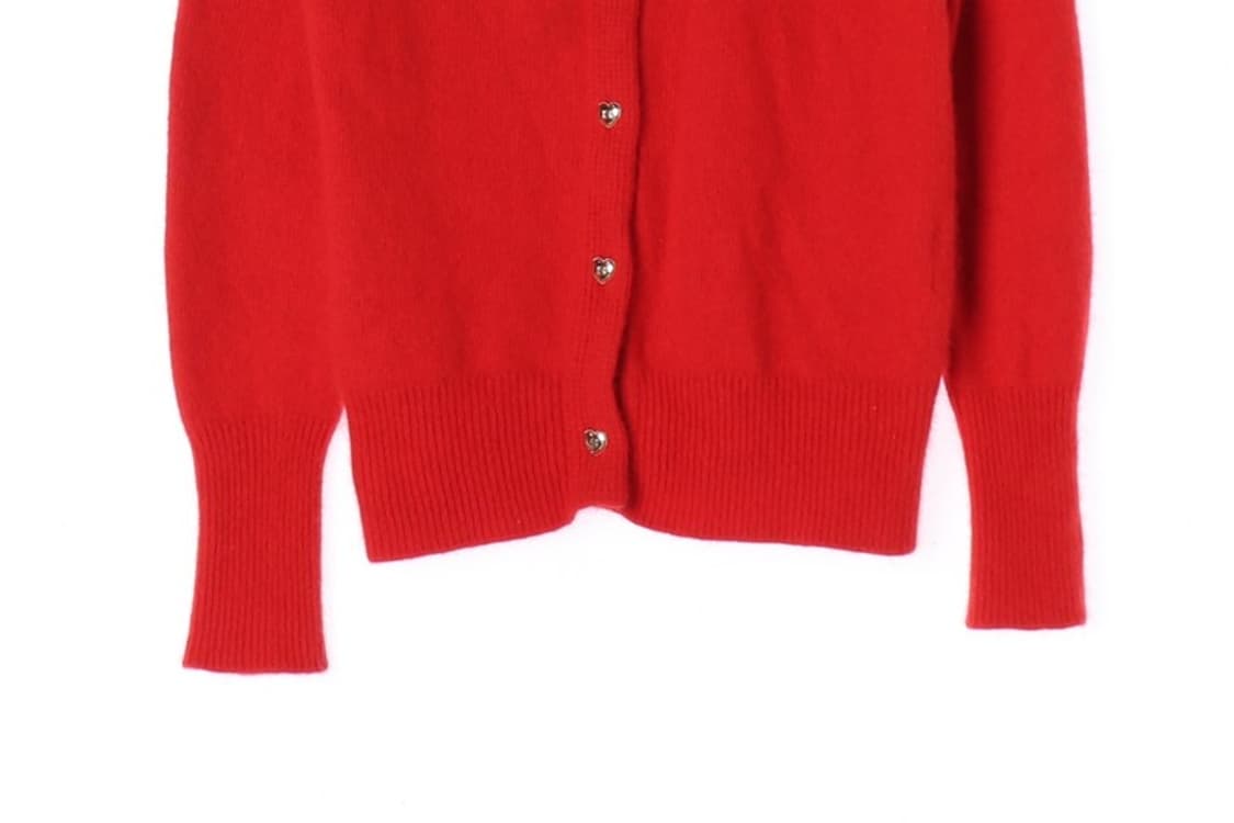 BY BRIDG IT 하트버튼 모헤어 니트 가디건 S 상품이미지4