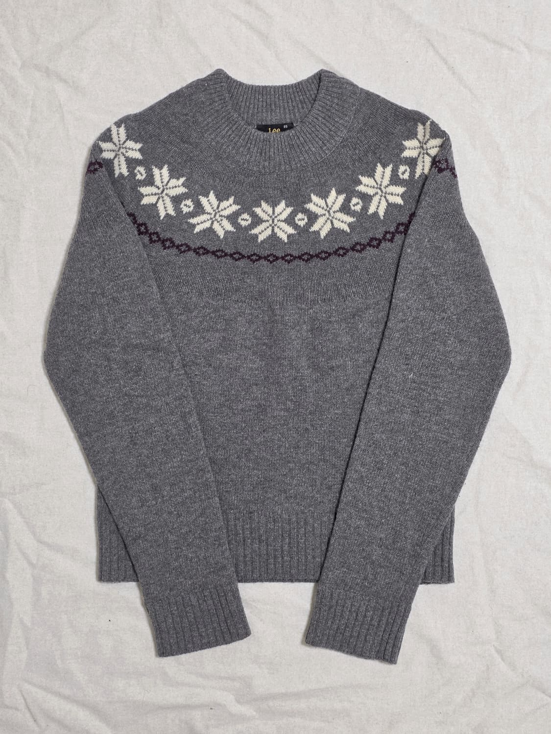 Lee 리 노르딕 눈꽃 니트 상품이미지2