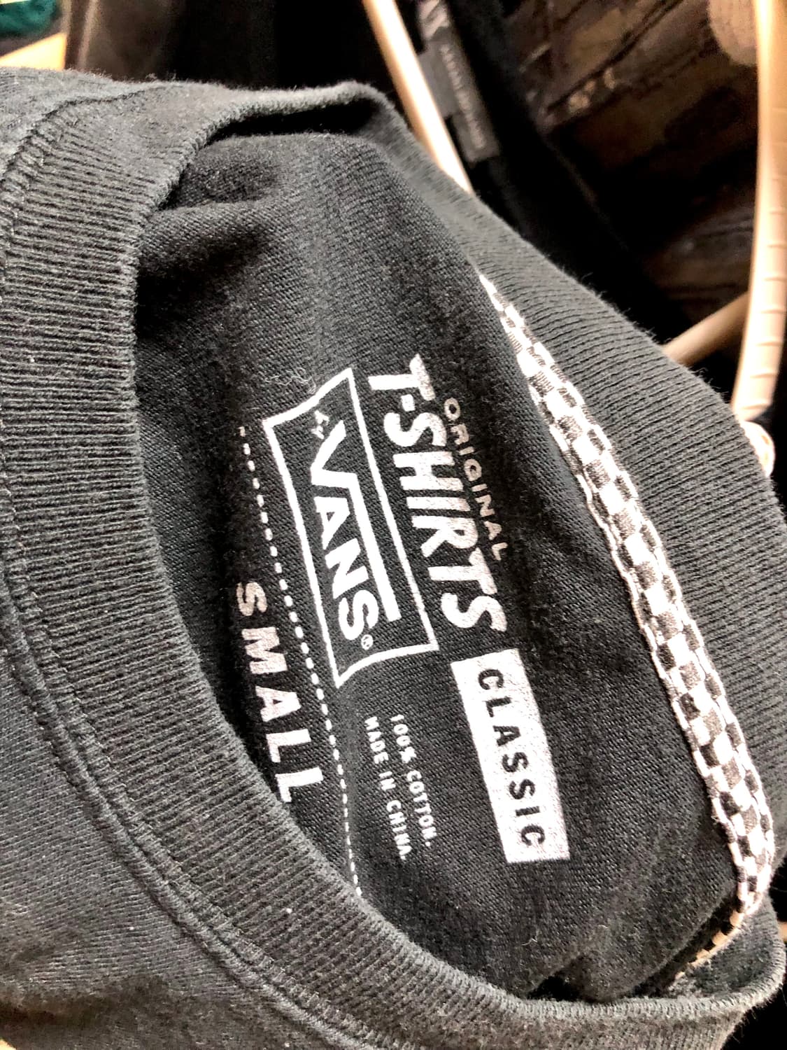 반스 빈티지 프린팅 반팔 티셔츠 상품이미지3