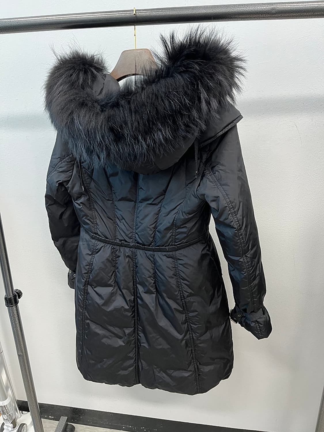 여) 몽클레어 천연모피 야상파카 상품이미지5