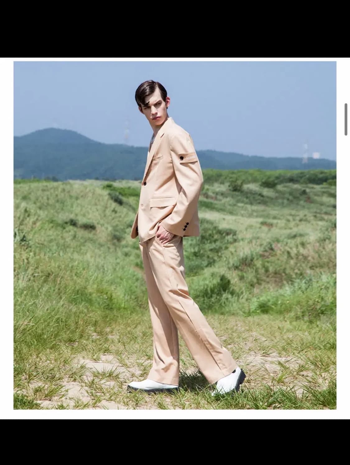 새상품) LUONEER 루오니어 싱글 브레스트 블레이저 자켓 상품이미지8