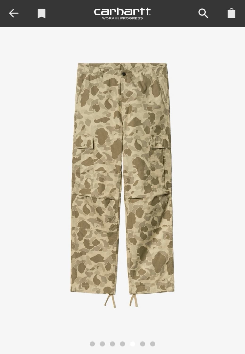 carhatt 칼하트 레귤러 카고팬츠 29x32 상품이미지4