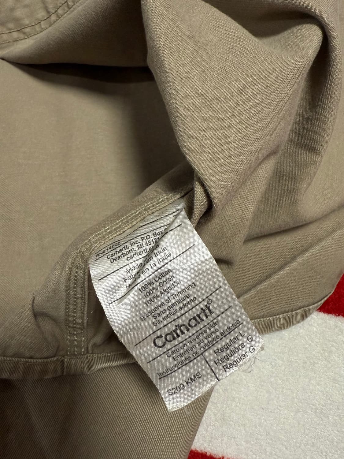 칼하트웨스턴셔츠 워크웨어 carharrt westenshirt 워크셔츠 상품이미지10