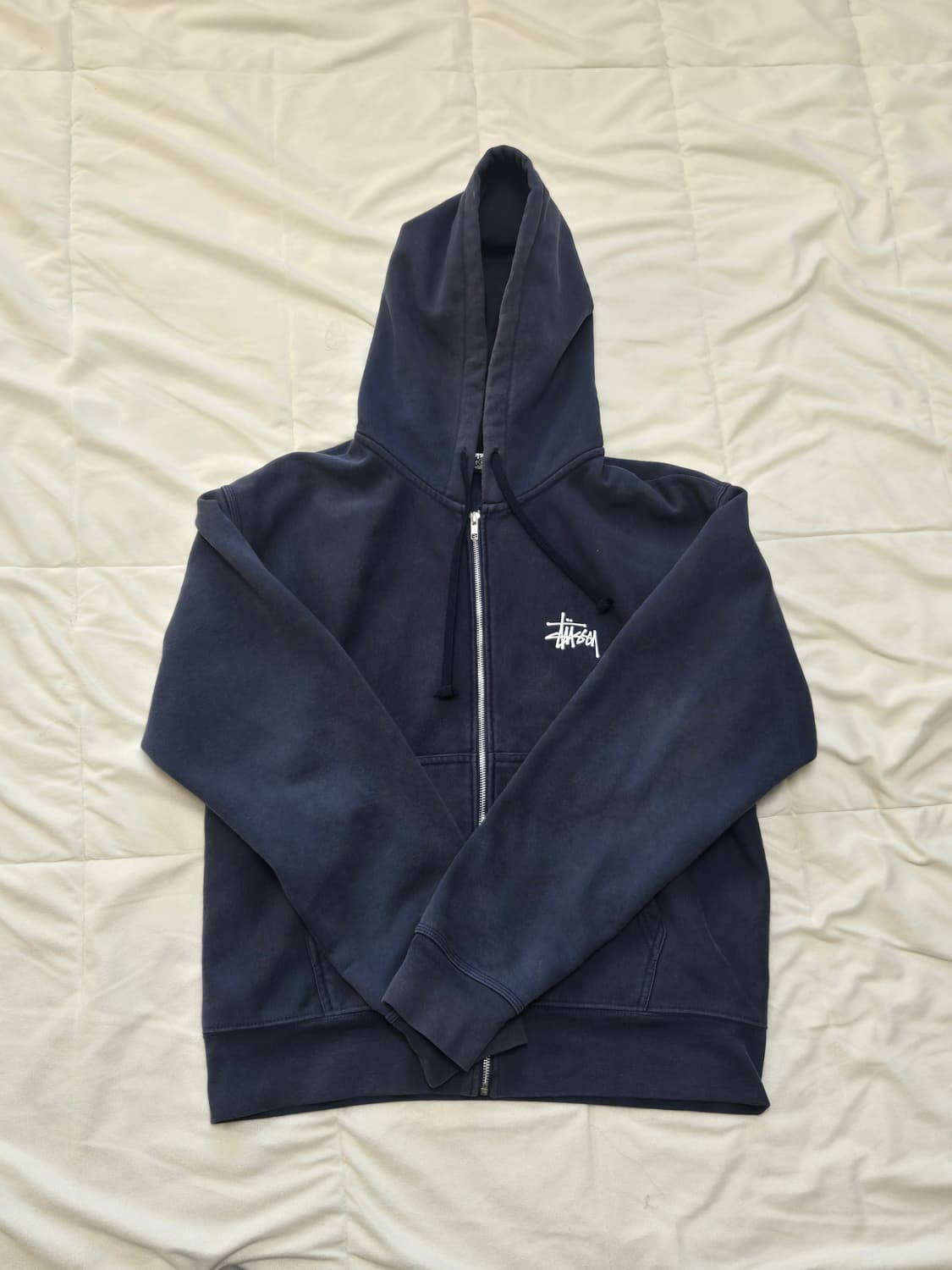 스투시 후드집업 네이비(L) 상품이미지1