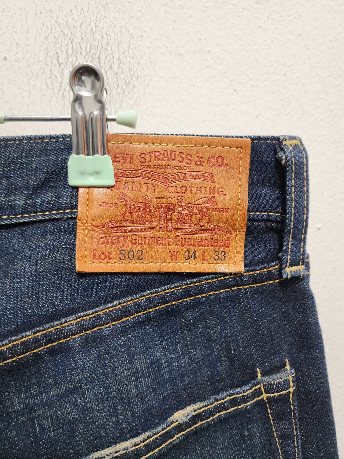 리바이스 502 워싱 데님 상품이미지3