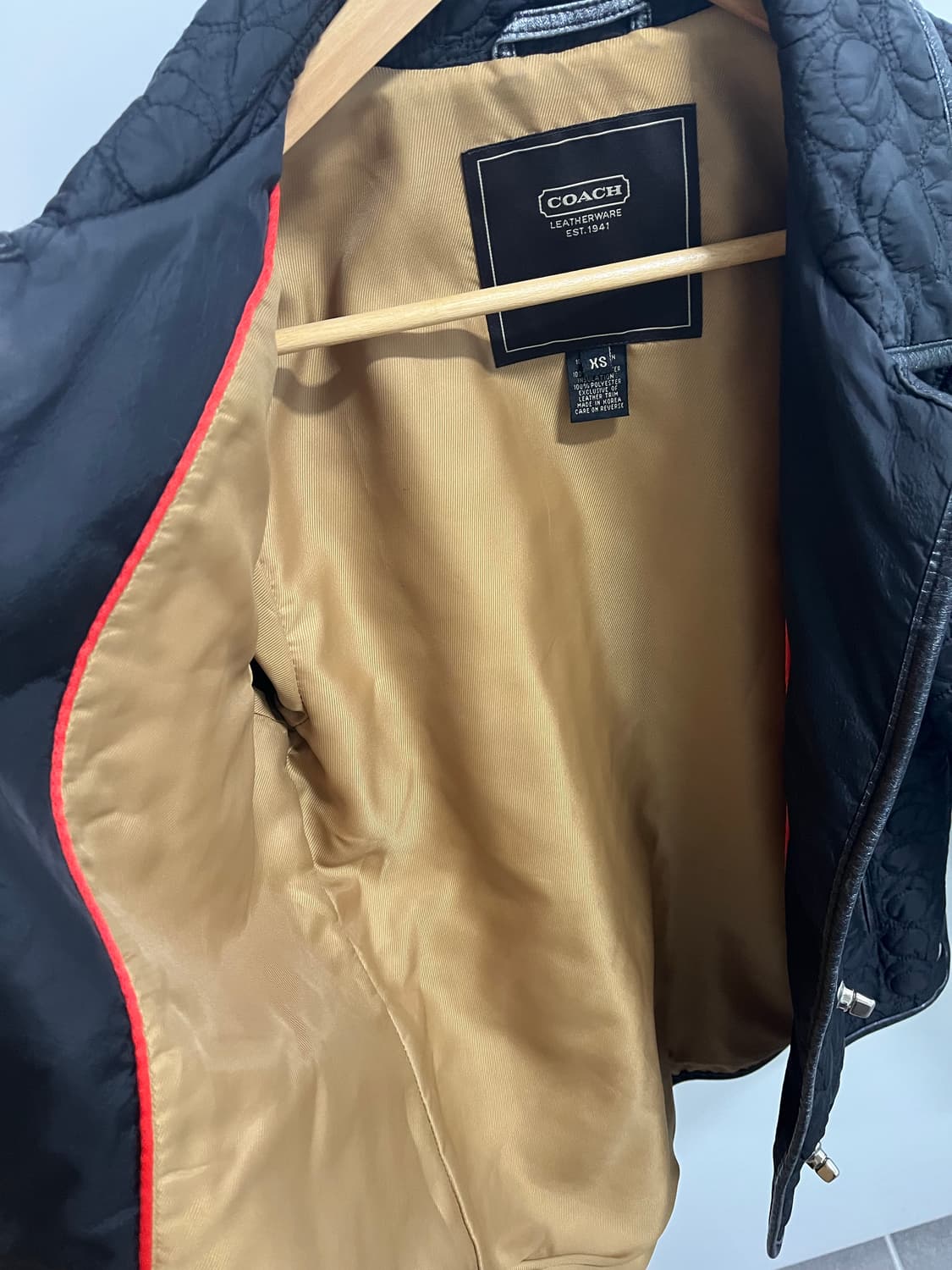 코치 퀼팅자켓 블랙 상품이미지8