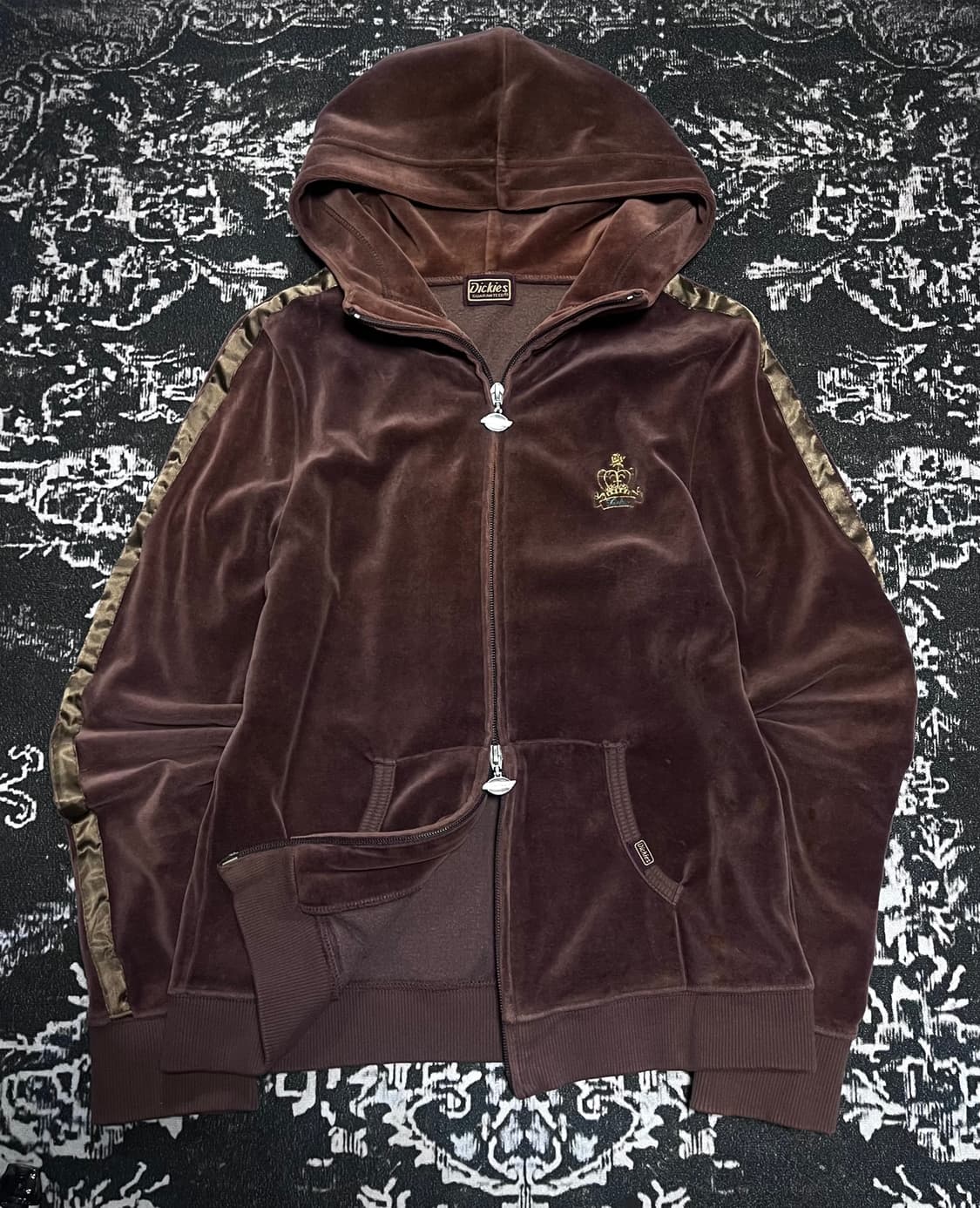 디키즈 투웨이 벨벳 후드집업 L (여성용) 상품이미지1