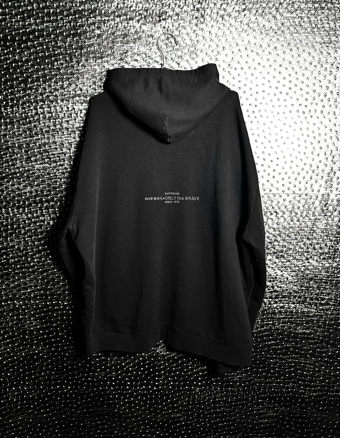디젤 데미지 슬리브 후드집업 상품이미지2