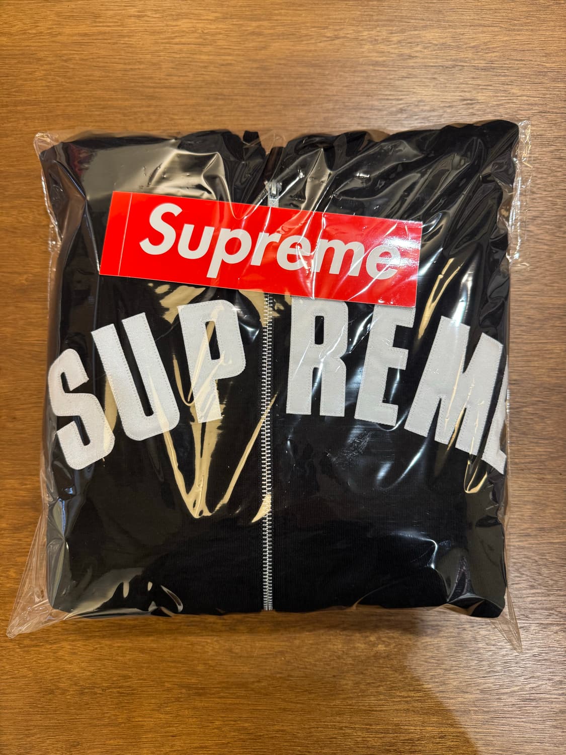 [L] 슈프림 아크 써멀 라인드 집업 후드 스웨트 셔츠 블랙 24FW 상품이미지9