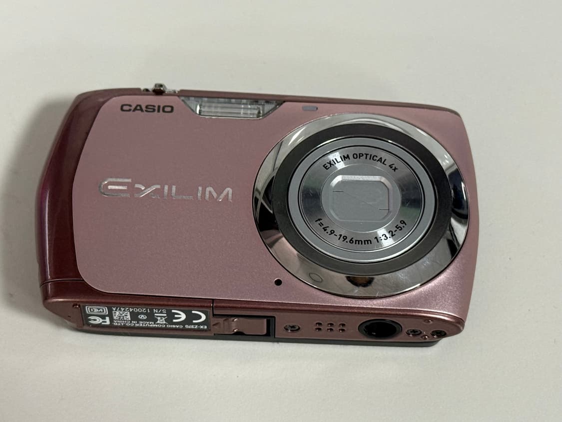 카시오 엑슬림 z370 핑크 디카 상품이미지1