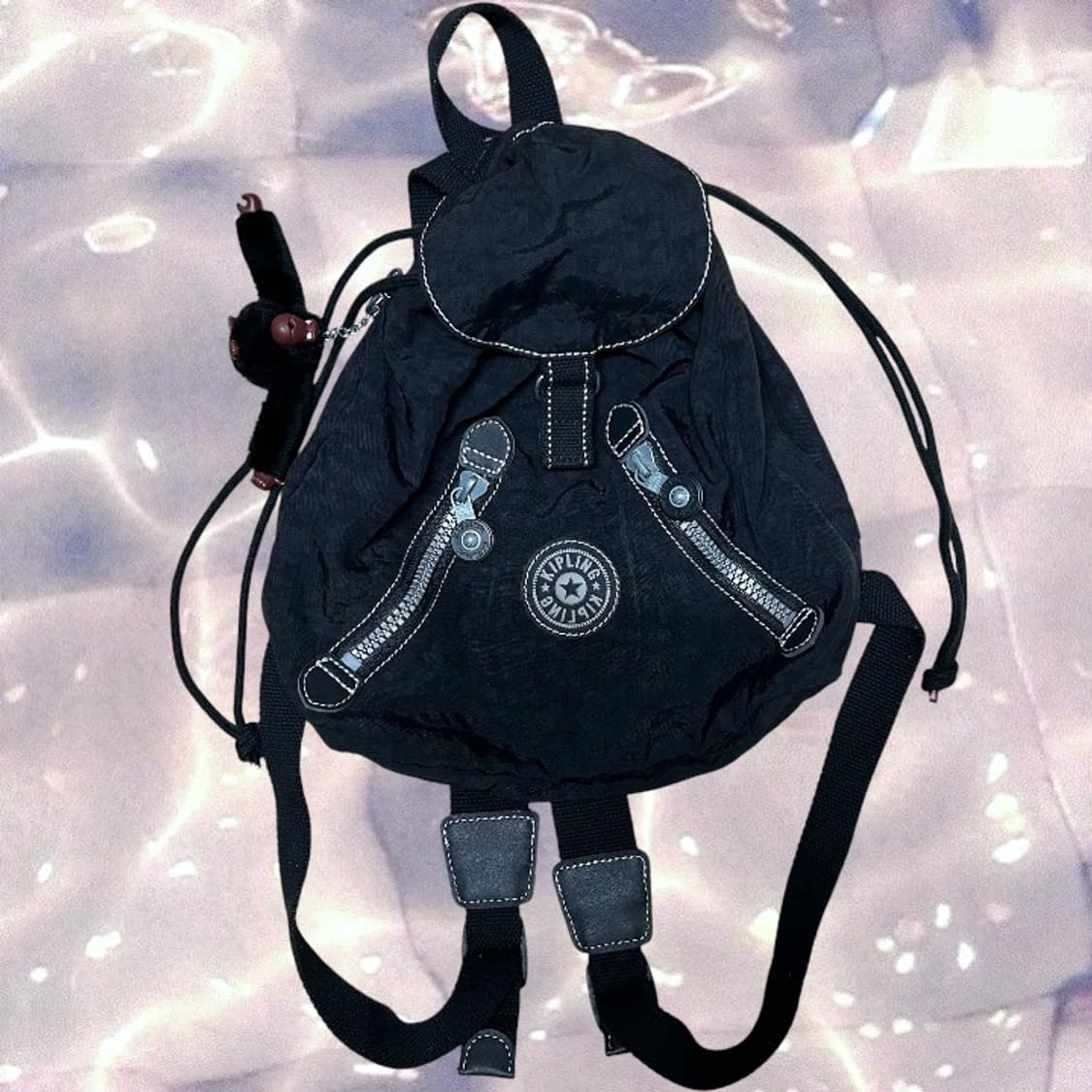 키플링 백팩 복조리 가방 블랙 y2k 고릴라  상품이미지1