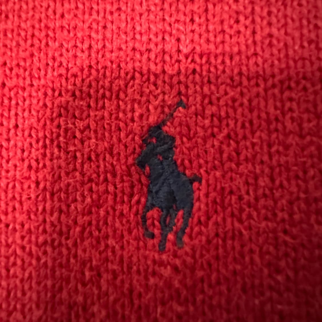 POLO RALPH LAUREN half zipup knit red 상품이미지3