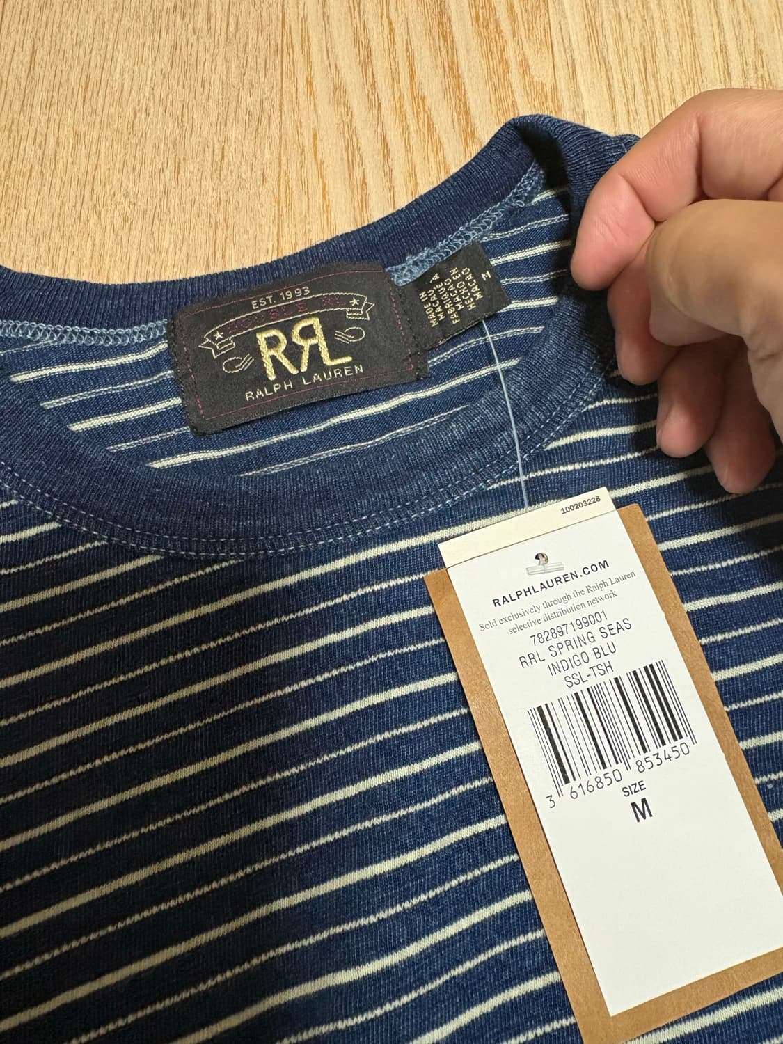 rrl 스트라이프 티 상품이미지3