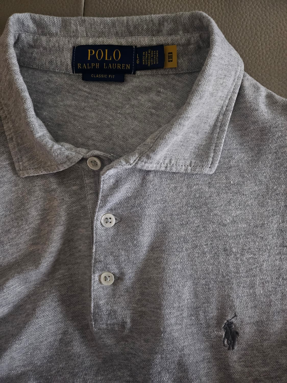 [거의 새것] 폴로 랄프로렌 반팔 메시 카라 폴로 셔츠 클래식 L 상품이미지2