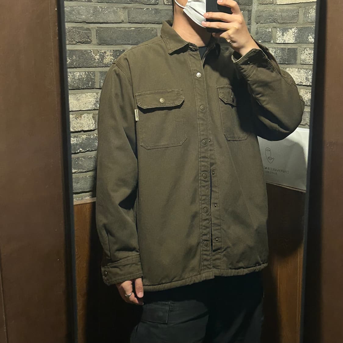 L) WOLVERINE 울버린 USA 워크웨어 오버셔츠 상품이미지9