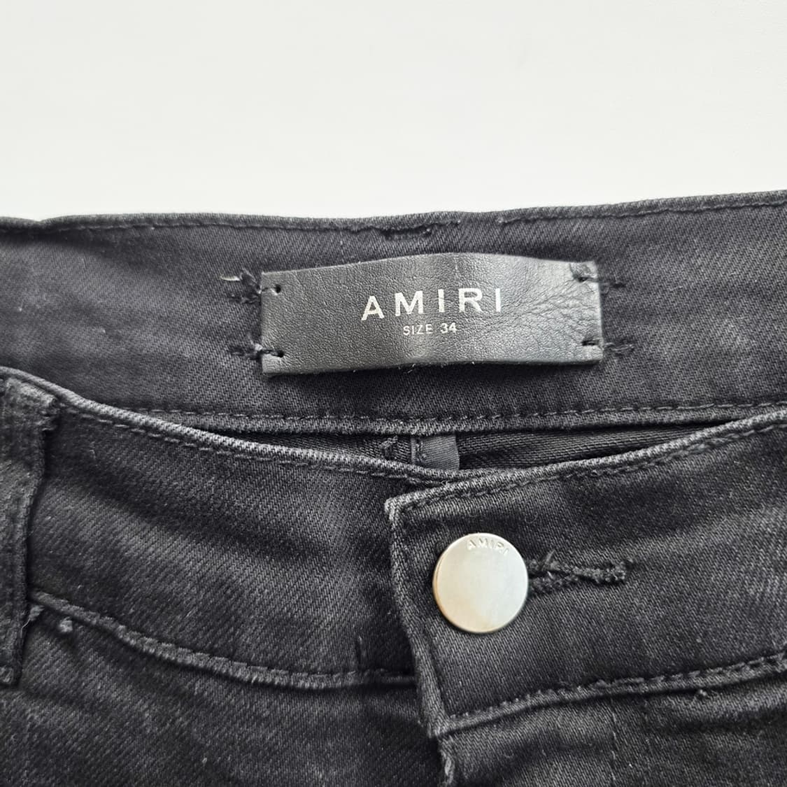 AMIRI 청바지 스판 흑청 데님 사이즈34 R3350 상품이미지6