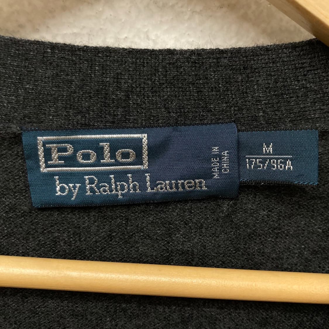 폴로 패치 그레이 가디건 상품이미지4